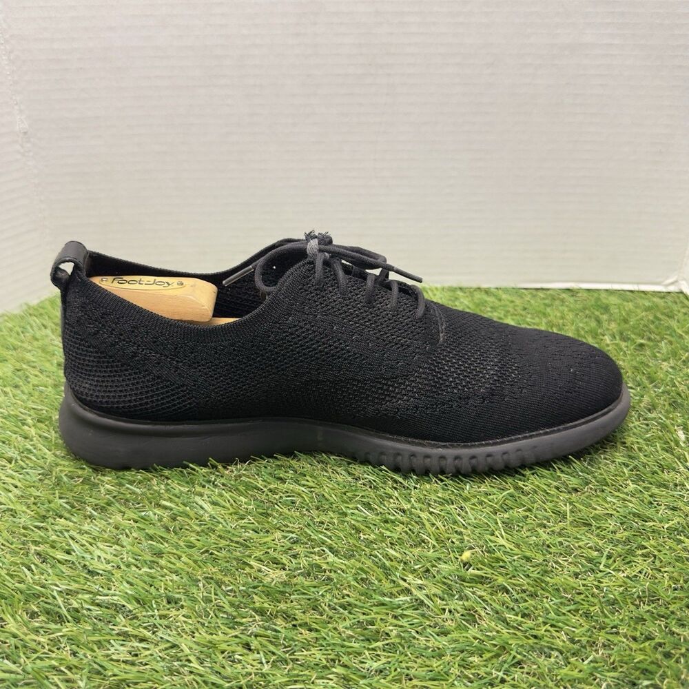 Cole Haan 2.Zerogrand Men's Size 11 Black Stitchlite Wingtip Oxford Shoes C28527 - Picture 7 of 13